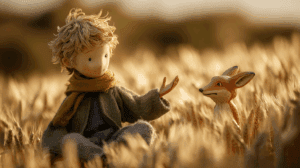 Relación conflictiva entre el protagonista y la rosa bajo el globo de cristal