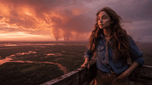 Intercambio de plumas entre Tate Walker y la chica salvaje