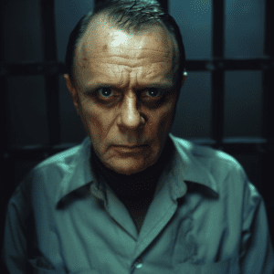 Escena icónica de Hannibal Lecter en su celda de máxima seguridad