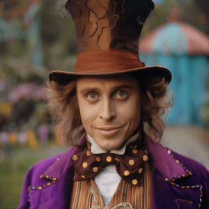 Gene Wilder como Willy Wonka en la película de 1971