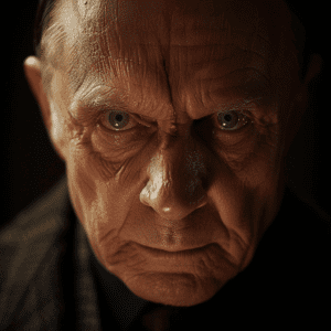 Retrato de Hannibal Lecter interpretado por Anthony Hopkins