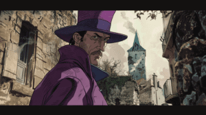 Ilustración de Arsène Lupin en París, el caballero ladrón por excelencia