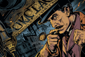 Primera edición de 'Estudio en escarlata', donde aparece Sherlock Holmes