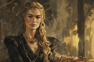 Retrato de Cersei Lannister, personaje de Juego de Tronos