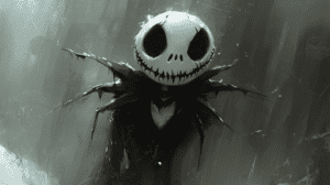 El diseño original de Jack Skellington por Tim Burton