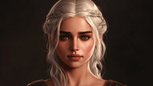 Daenerys Targaryen explorando ciudades en Juego de tronos