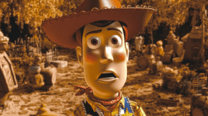 El rostro de Woody al enfrentar un nuevo desafío