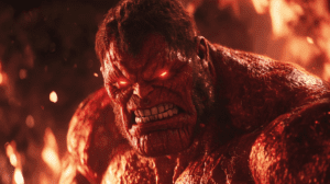 ejemplo del poder devastador de Red Hulk