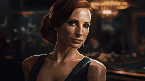 Molly Bloom negociando con un jugador en “Molly's Game