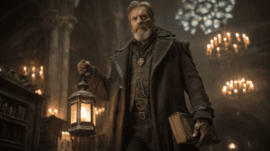 Ilustración del personaje Van Helsing en la literatura clásica