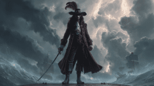 creación de personajes literarios inspirada en capitán garfio