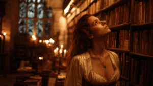 retrato de Bella y su historia con la Bestia