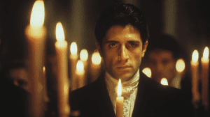 Diagrama de relaciones familiares sobre quién es Michael Corleone