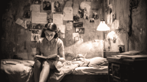 Facsímil de la escritura original del diario de Anne Frank versión A