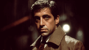 Imagen de la escena del hospital que indica quién es Michael Corleone al inicio