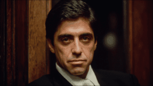 Mario Puzo durante la escritura sobre quién es Michael Corleone