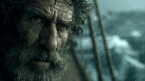 Infografía para escritores sobre el arco narrativo y defectos de Odiseo